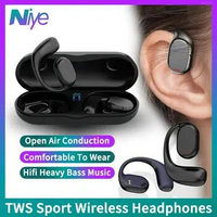 Bluetooth Earphones Wireless Waterproof Headphones Sports Earbuds TWS OWS HD Call HiFi 5D Stereo Smart Noise Reduction Headset