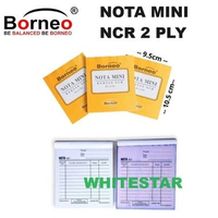 buku nota kontan mini borneo rangkap 2 ply