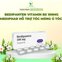 [Hộp 20 Viên] Viên Bedipanten Vitamin B5 100mg Mediphar Hỗ trợ tóc, móng, ủ tóc