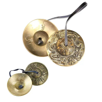 6.5cm Handcrafted Tibetan Meditation Tingsha Simbal Bell Tingsha Cymbal Bell Simbal Simbal Bell Kebe
