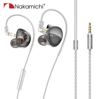 【NAKAMICHI】 MV200 混合雙驅動入耳式有線耳機 ｜動鐵動圈 3.5mm 線控 2Pin接頭