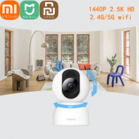 Xiaomi Mijia 360° Smart Camera 2 PTZ 1440P 2.5K Dual Frequency 2.4ghz 5ghz Wifi IP Webcam Baby Security Monitor For MiHome App