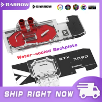 Barrow GPU Water Block Backplane Block for MSI RTX3090 3080Ti 3080 VENTUS 3X OC, Active Backplate Cooler, BS-MSV3090-PA2 B