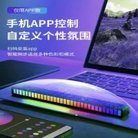 促銷RGB氛圍燈拾音電競房間裝飾電腦桌面聲控車載音樂音響音量節奏燈