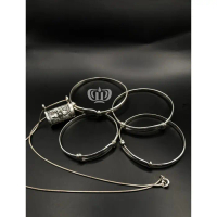 Dewi Souvenir Silver | Set perhiasan bayi perak gelang tangan gelang kaki kalung