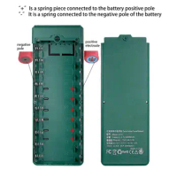 Battery Case Practical 10x18650 Batteries Power Bank Case Multiple Circuit Protection Power Bank Shell