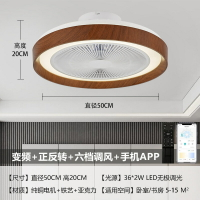 專供風扇燈led簡約臥室書房吸頂風扇燈藍牙音樂一體吊扇燈
