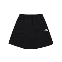 【The North Face 官方旗艦】北面兒童黑色UPF防曬短褲｜8C0MJK3(抗UV/涼感科技)