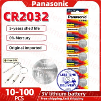 10-100pcs 100% Original CR2032 battery 3v Button Cell Specialized car remote control battery cr 2032 lithium battery for watch
