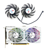 2 fans 4PIN suitable for AXGAMING GeForce RTX2060 SUPER GTX1660ti 1660 SUPER X2 graphics card replacement fan CF-12915S