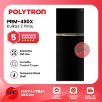 KULKAS 2 PINTU POLYTRON PRM490X ( GARANSI RESMI) MEDAN