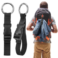 1-5Pcs Travel Luggage Fixed Strap with Release Buckle Backpack Jackets Gripper Anti-Theft Suitcase Carrier Strap for Bags