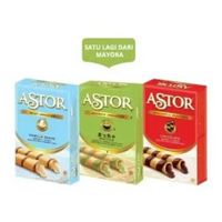 Astor Wafer Stick Coklat, Matcha, Vanilla, Delfi Twister Choco, Black, Chocolatos Cokelat, Vanila, R