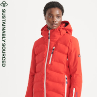 SUPERDRY 女裝 雪衣外套 MOTION PRO PUFFER 紅