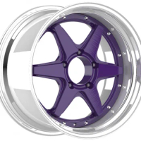 5 Holes 17 18 19 inch New Design Forged Aluminum Passenger Car Wheels Brush Blue for suzuki jimny rims hub