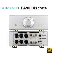 TOPPING LA90 Discrete Performance Power Amplifier Hi-Res Audio Stereo/Mono Mode 3*XLR/TRS Inputs wit