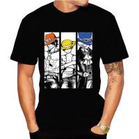Kemeja-T Lengan Pendek Bercetak, Riman Periferal, One Piece One Piece Pirate Three Brothers, Gaya Ka