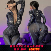 【台灣公司 可開發票】網紅同款蜘蛛俠連體衣cos服妲己同款皮膚dva連體服cosplay緊身衣