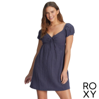 【ROXY】女款 女裝 短袖連身短裙洋裝 CLEARWATER COVE(海軍藍)