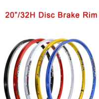 2PCS Bicycle Rim 20inch Small Wheel Rim 32holes Folding Bike Rim Red Blue Gold Color Alloy Rim For 1.35-2.125 Tyres Customized