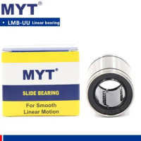 100pcs MYT Inch Bearing LMB12UU LMB12UU (dr3/4" D1.25" L1.625") SW12UU linear ball bearings bushing 19.05x31.75x41.275mm
