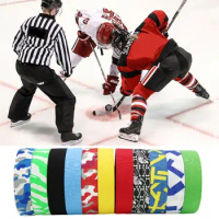 2.5cm*25m Ice Hockey Grip Tape Multipurpose Anti-slip Colored Athletic Sport Tape Polyester Wear-resistant Hockey Stick Tape