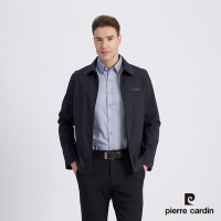 Pierre Cardin皮爾卡登 男款 都會休閒經典翻領薄夾克外套-深藍色 (5215668-38)