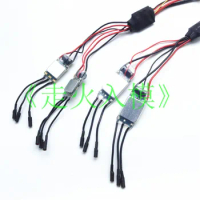 20AX2/40AX2 ROV Speed Controller Underwater Motor Thruster Dual Two-way Brushless Mixed Control for for RC Tank Robot
