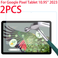2 Packs Tempered Glass For Google Pixel Tablet 10.95 inch 2023 Protective Film For Google Pixel 10.95'' Tablet Screen Protectors