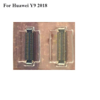 2pcs For Huawei Y9 2018 LCD display screen FPC connector For Huawei Y 9 2018 logic on motherboard mainboard