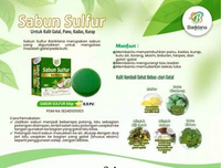 Sabun Sulfur untuk mengobati kulit Gatal, Kadas, Panu, Kurab, jerawat serta menjaga kelembaban kulit