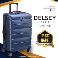 【DELSEY】AIR ARMOUR-24吋旅行箱-藍色 00386682002T9