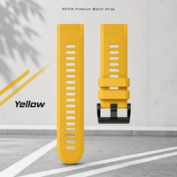 Tali Jam Garmin Descent MK3 MK3i MK1 MK2 MK2i Versi 51mm - Silikon Strap Quick Fit 26mm MD2 Yellow