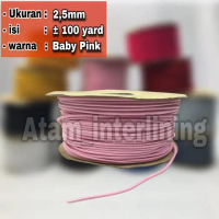 Brl 2,5Mm | Tali Karet String Sengkelit | Tali Karet Kancing Kebaya Terbaik Dikelasnya