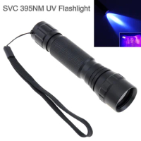 501B UV 395nm 365nm Led Flashlight 10W 1000LM Waterproof UV Light for Money Detector / Pet Stains / Hunting Marker Checker Torch