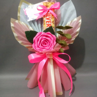 Buket Coklat Silverqueen Besar untuk Kado Hadiah Gift Wisuda Birthday Valentine Hari Guru Acara apap