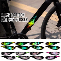 Creative 3D Car Scratch Cover Stickers Cute Cartoon Animation Design Waterproof And Easy To D2N8