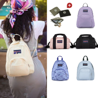 【JANSPORT】買一送一 校園系列熱賣迷你小款後背包/斜背包(多款多色任選)