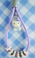 【震撼精品百貨】Hello Kitty 凱蒂貓~限定版手機吊飾-北海道(紫花串坐)