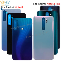 For Xiaomi RedMi Note 8 Back Cover Battery Glass Housing For Xiaomi RedMi Note8 Note 8 Pro Rear back Cover