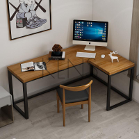 電腦桌 電腦椅 實木L型拐角書桌轉角電腦臺式家用桌臥室靠墻角工作臺家用辦公桌