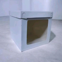 Box Kue/ Box Tart Ivory 30x30x30cm