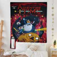 A-Adventure Cartoon T-Time Cartoon Tapestry Wall Hanging Decoration Household Home Decor