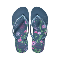 【havaianas 哈瓦仕】女鞋　SLIM ORGANIC系列　舒適藍　型號：00176(巴西品牌、巴西拖鞋、人字拖、夾腳拖)