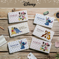 【收納王妃】Disney 迪士尼 圓點系列 口罩收納盒 小熊維尼/史迪奇/米奇米妮/奇奇蒂蒂