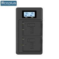 Mcoplus DH-NPW126 USB Dual Battery Charger for Fujifilm X-T2 X-T1 X-T3 X-A5 X-A3 X-A7 X-A10 X-A20 X-A2 X-A1 X-E3 X-E4 X-E2 X-E1