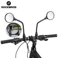 ROCKBROS 360 ° Adjustable Bicycle Bike Rearview Mirror HD Acrylic Electric Scooter Moto Rear View Mirror Bike Accessories