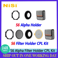 NiSi S6-alpha Filter Holde CPL Kit For Sigma 14mm F1.4 DG DN Sony 14mm F1.8 GM Nikon 14-24mm F2.8 Canon TS-E 17mm F4 105/95/82mm