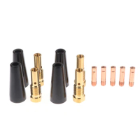 7Pcs/set Gasless Nozzle Tips For Century FC90 Flux-Cored Wire Feed K3493-1 035 0.8/0.9/1/1.2mm FC90 MIG Welder Welding Torch