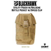 Blackhawk Utility Pouch w/ Nalgene Bottle Pocket w/ Speed Clip Coyote Tan